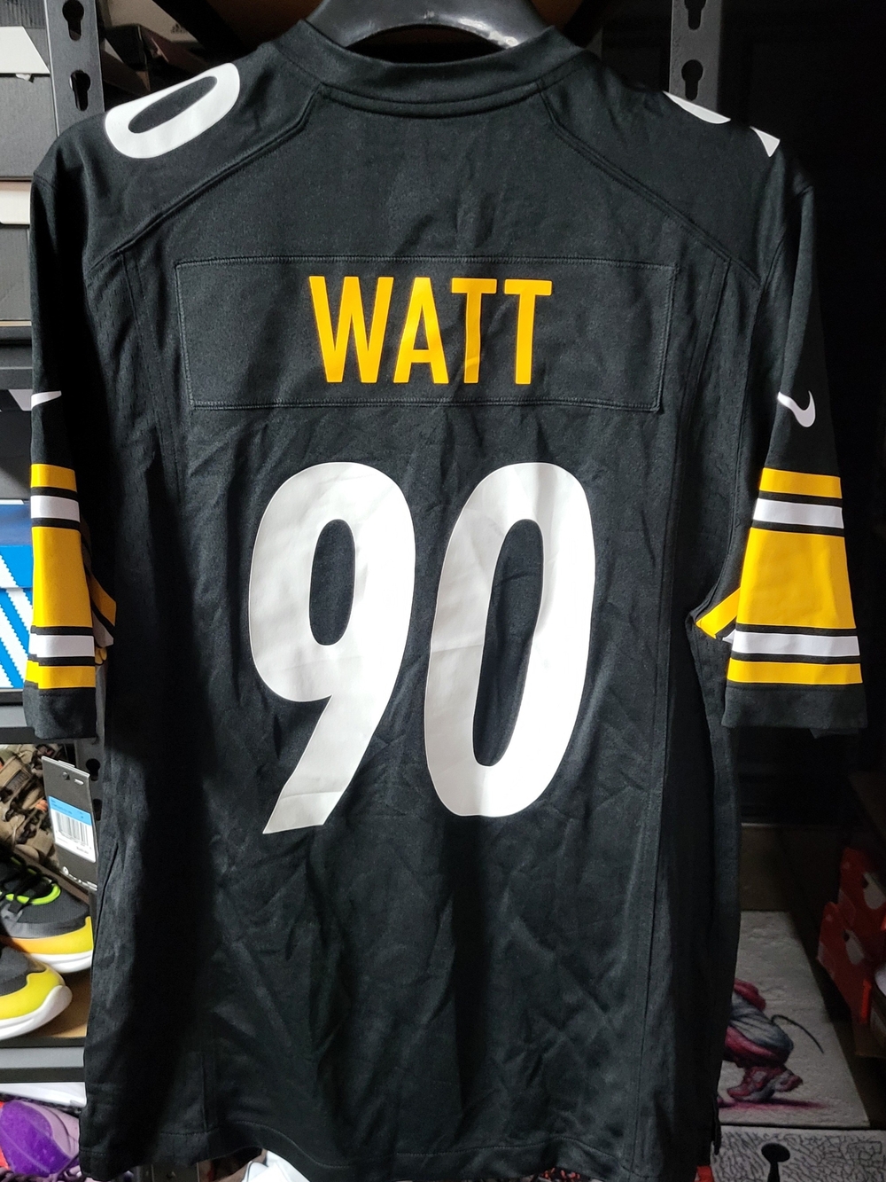 *NEW* Nike Pittsburgh Steelers TJ Watt #90 NFL On Field Jersey Size Medium